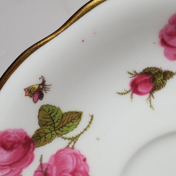 Foley Teacup and Saucer Century Rose Pink Vintage - Picture 9 of 10